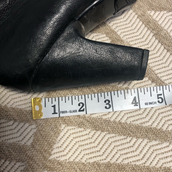 BORN Tall Pull-on Black Leather Boots - Picture 6 of 16